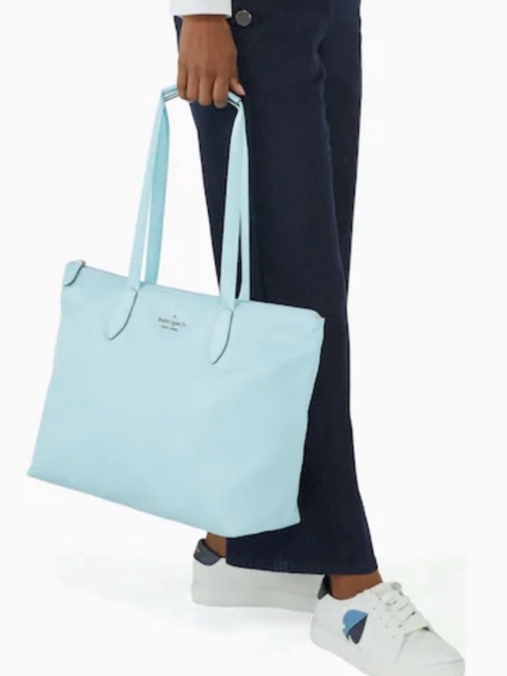 Kate Spade Mel Packable Tote in Fountain Blue wkr00625 NWOT